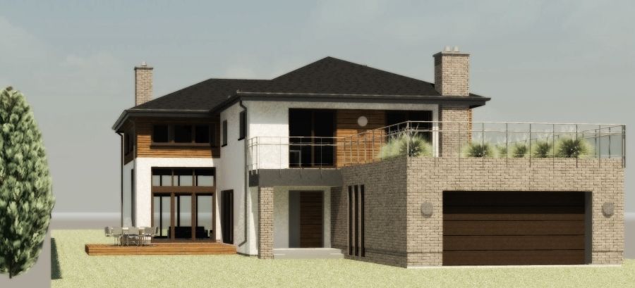 WIDOK OD FRONTU - rend-